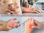 Henvii 3-in-1 hand massager in use — heat, compression and massage for arthritis and carpal tunnel